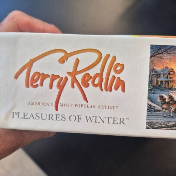 Buffalo Games Terry Redlin Pleasures of Winter 1000 pc Jigsaw Puzzle - Picture 8 of 11